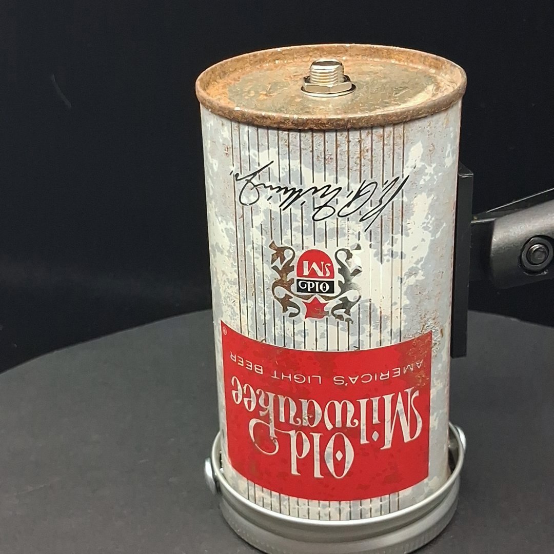 Lo Fi Beer Can Microphone - Old Milwaukee