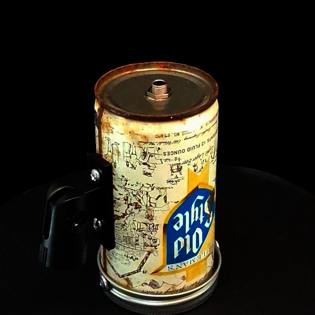 Lo Fi Beer Can Microphone - Vintage Heileman's Old Style