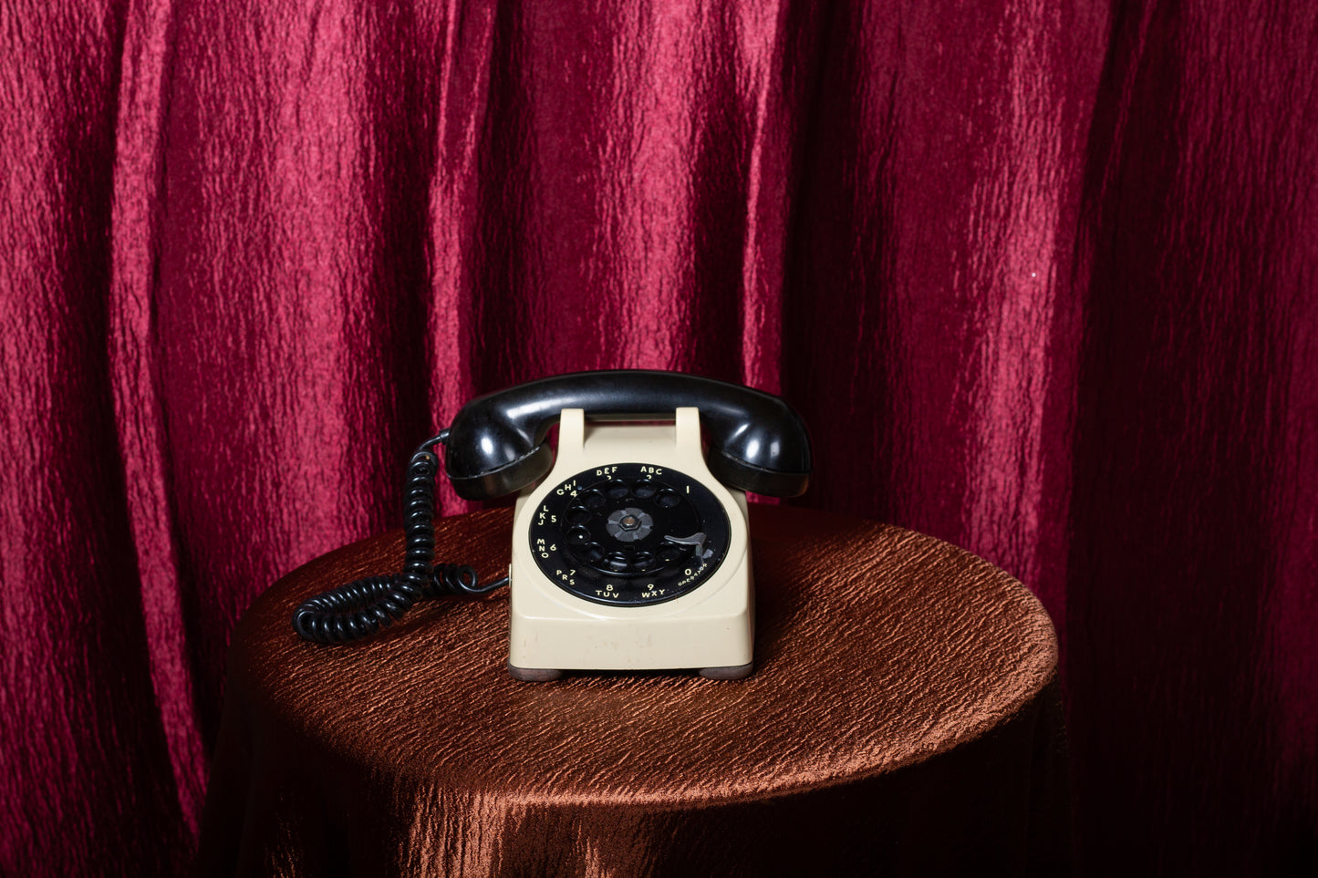 Telephone Microphone - Rare Kellogg DK 500 Black and White