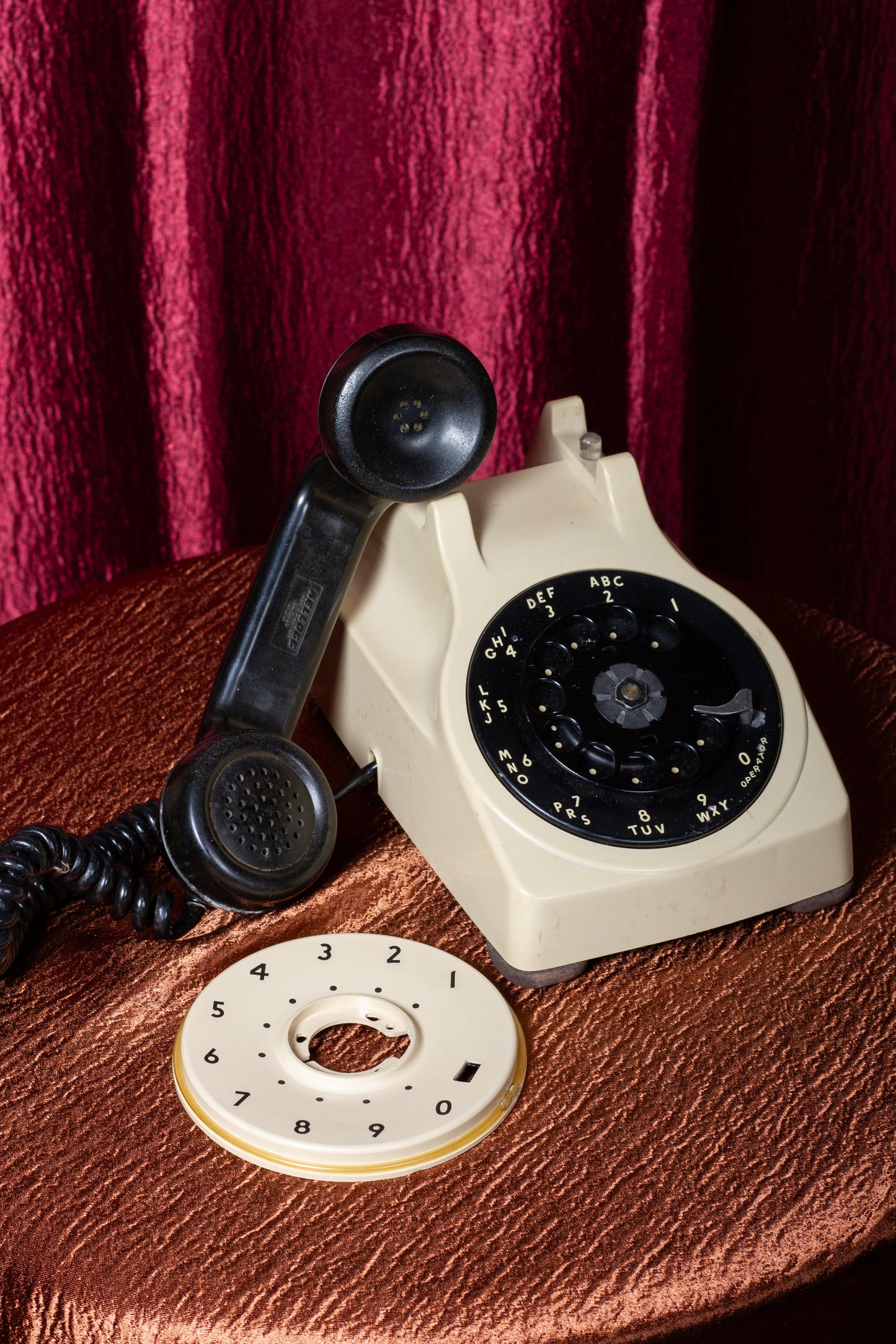 Telephone Microphone - Rare Kellogg DK 500 Black and White