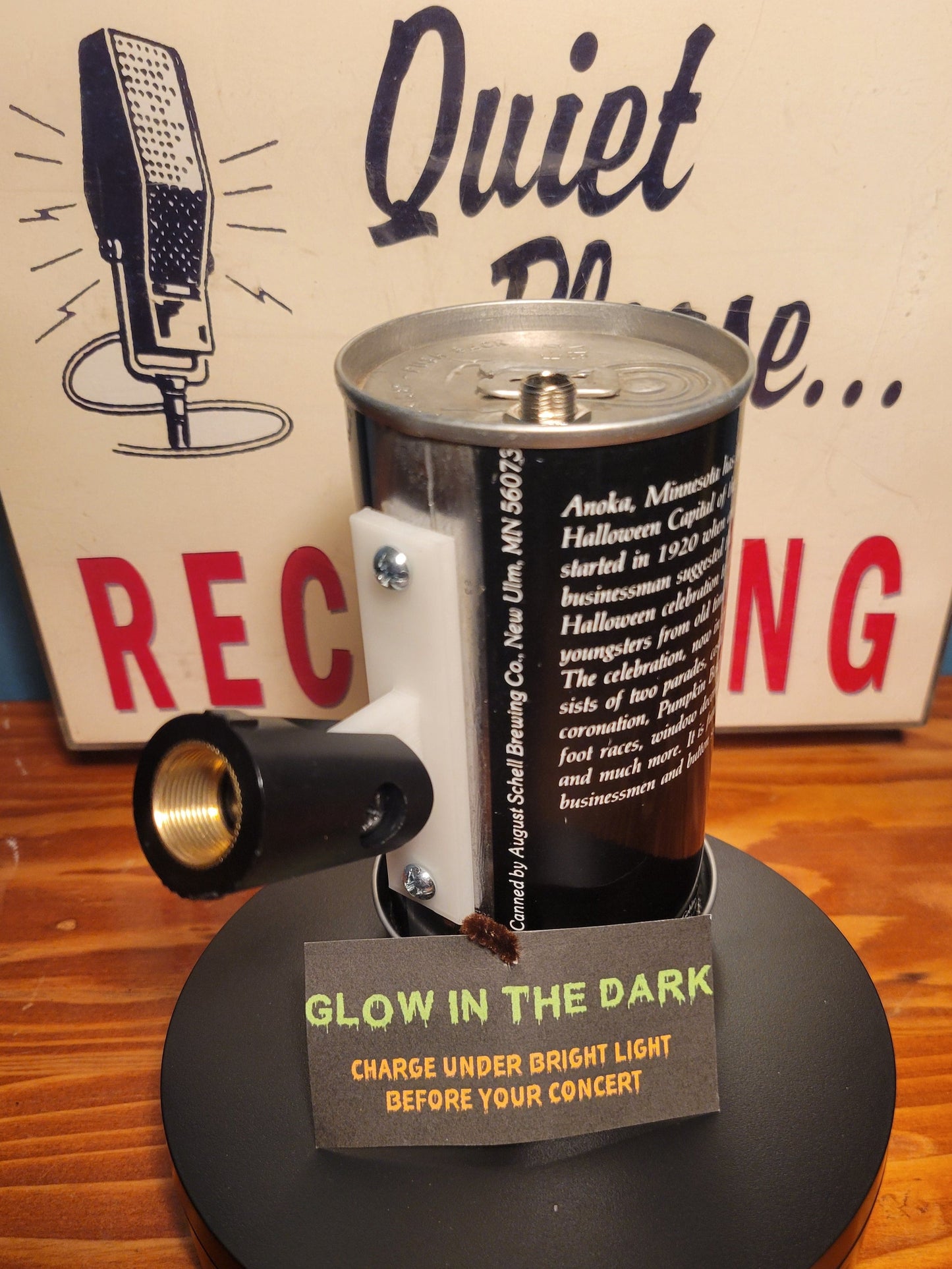 Lo Fi Beer Can Microphone - 1980 Minnesota Halloween Festival, Black Cat Graveyard
