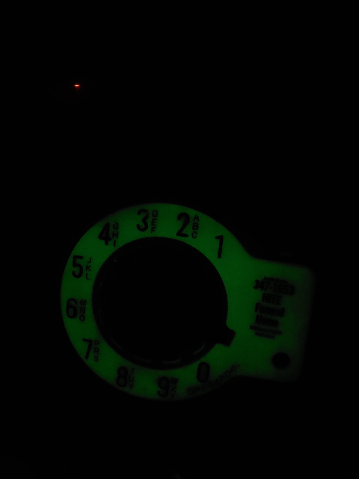 Telephone Microphone - 1-of-1 Glow in the Dark Funeral Home