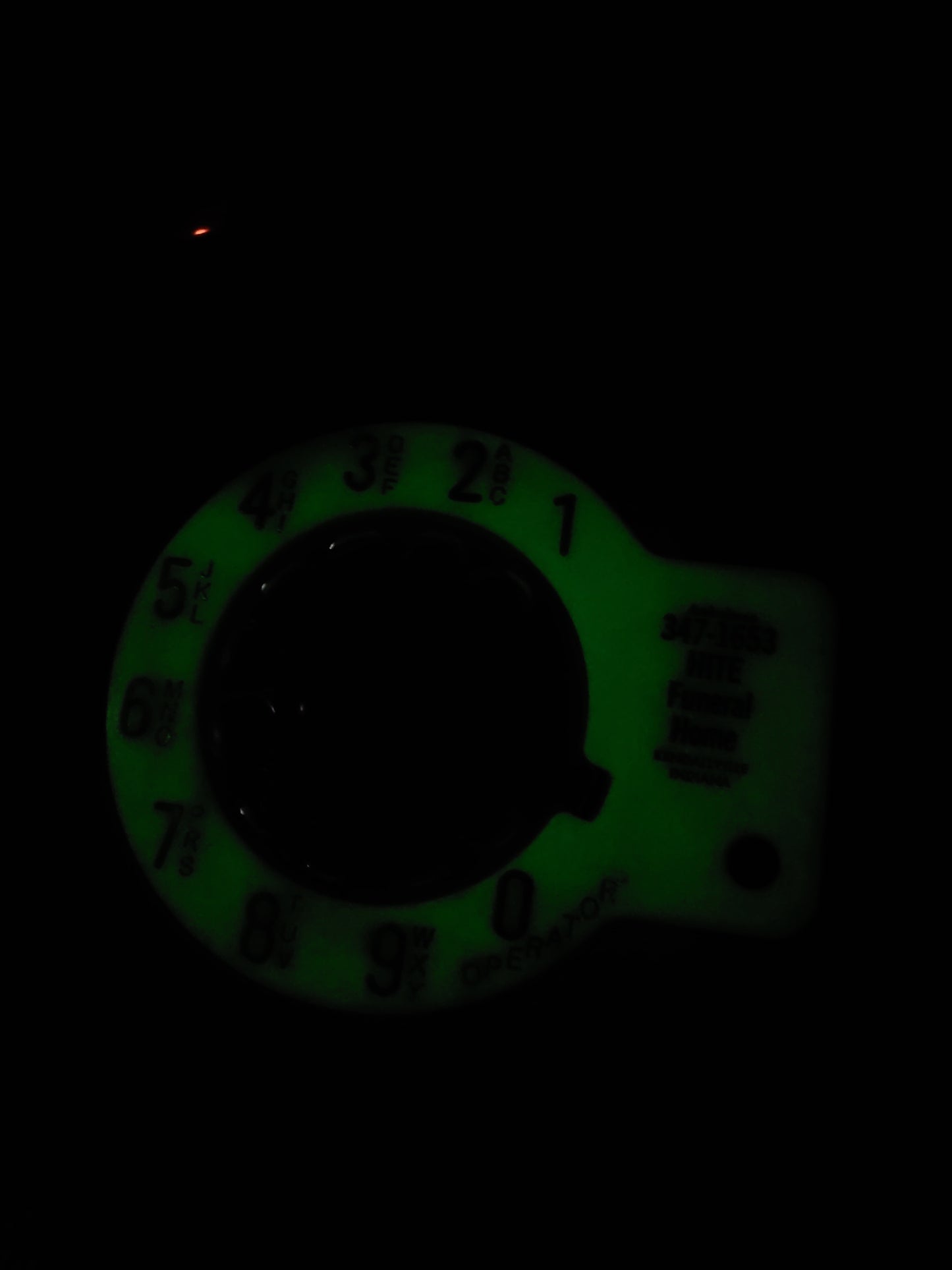 Telephone Microphone - 1-of-1 Glow in the Dark Funeral Home