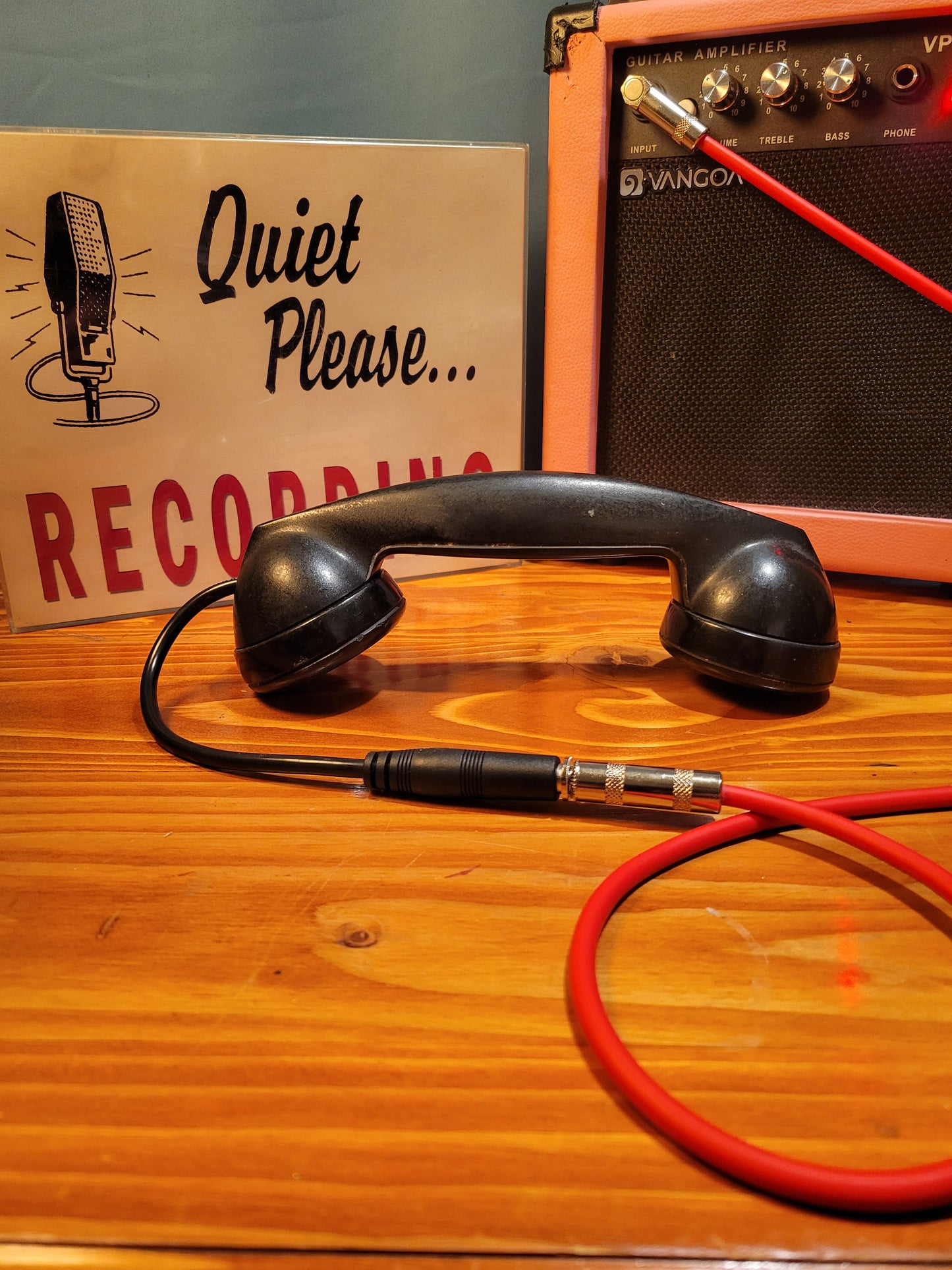 Telephone Handset Microphone - 1950s Bell Systems Handset