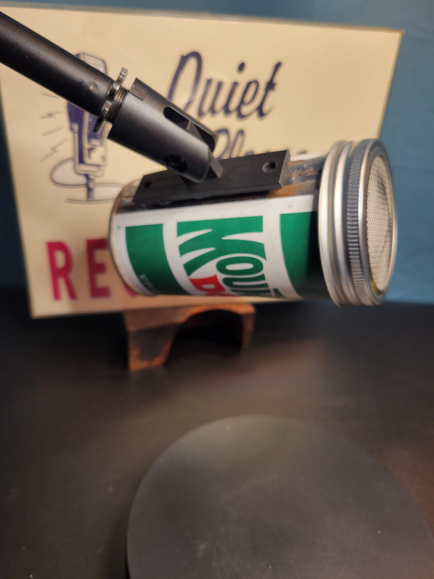 Lo Fi Soda Can Microphone - 1970s Mountain Dew