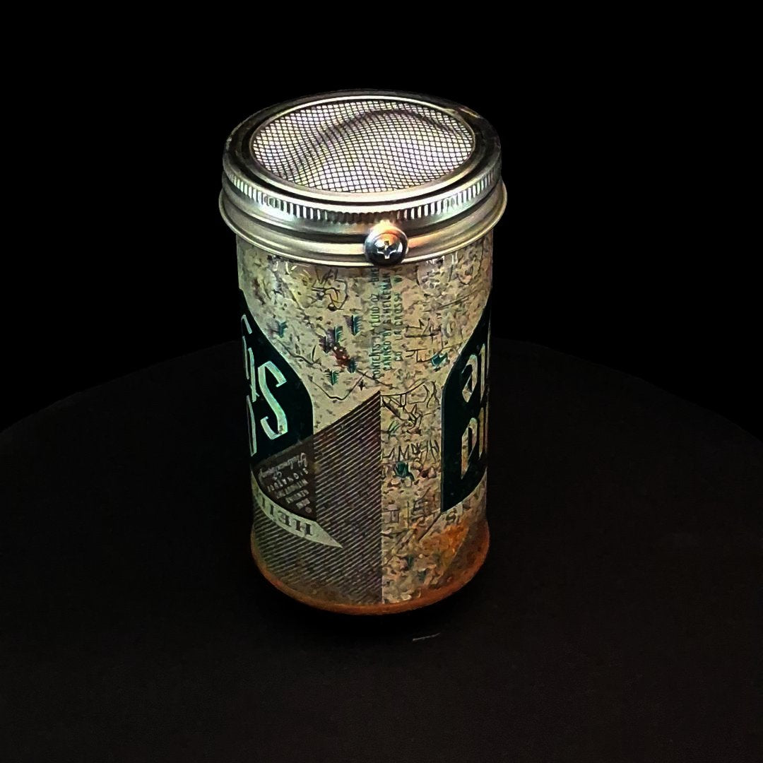Lo Fi Beer Can Microphone - Rusted Heileman's Old Style