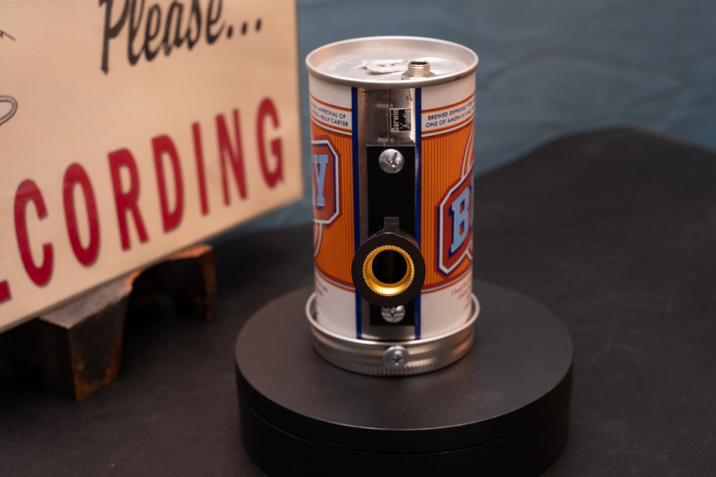 Lo Fi Beer Can Microphone - Billy Beer