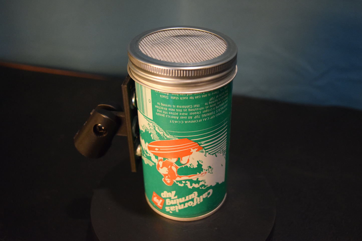 Lo Fi Soda Can Microphone - 50 States 1976 7Up California
