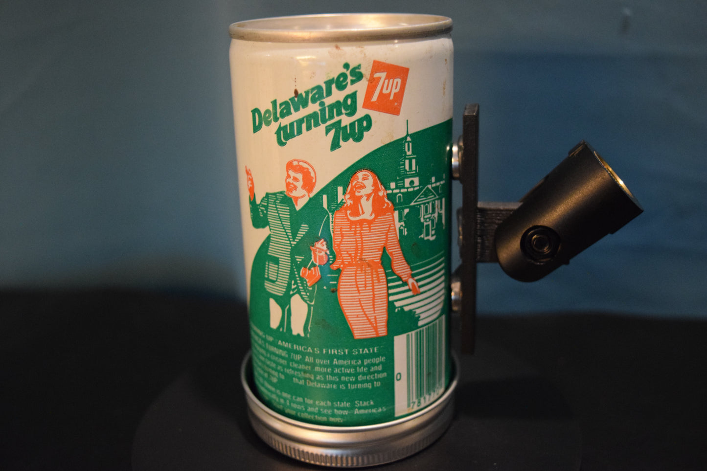 Lo Fi Soda Can Microphone - 50 States 1976 7Up Delaware