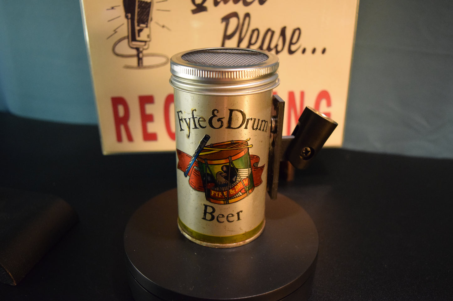 Lo Fi Beer Can Microphone - Fyfe and Drum