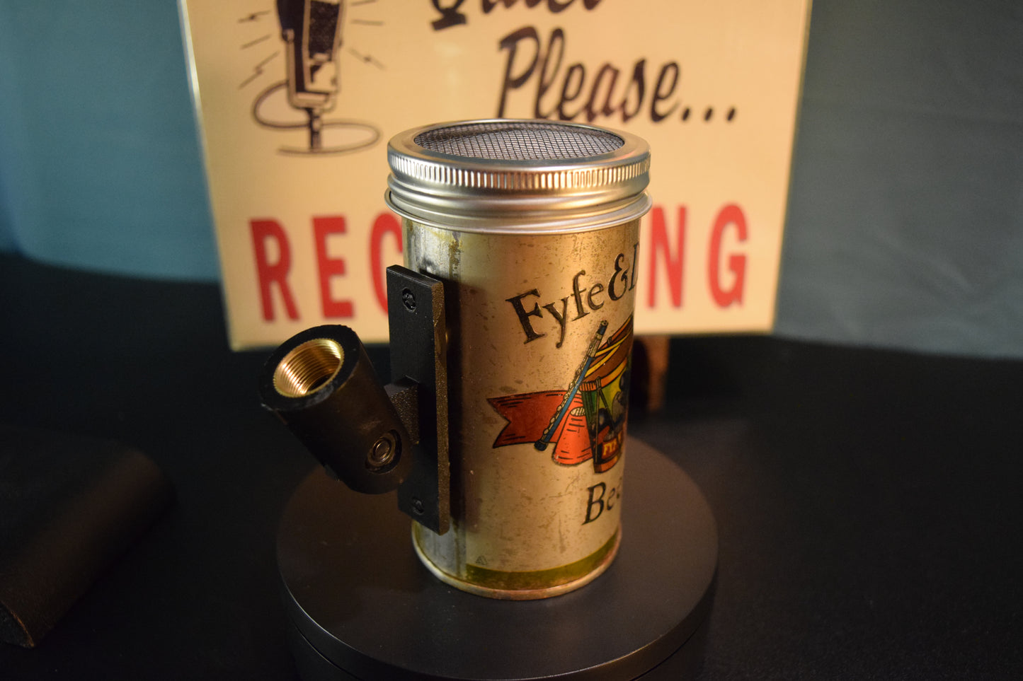 Lo Fi Beer Can Microphone - Fyfe and Drum