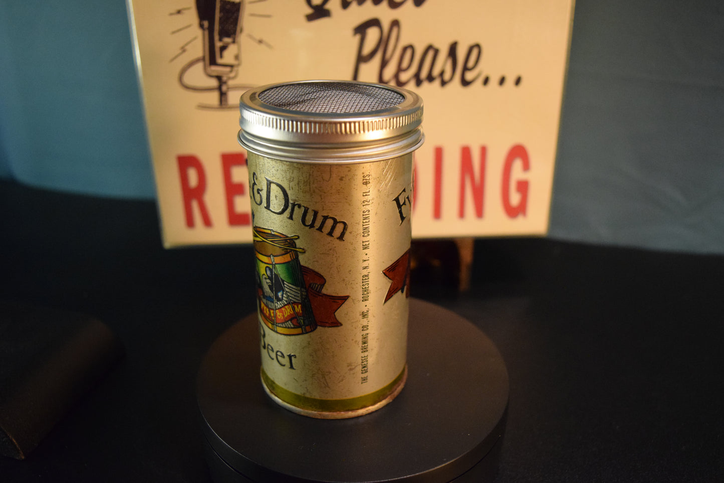 Lo Fi Beer Can Microphone - Fyfe and Drum