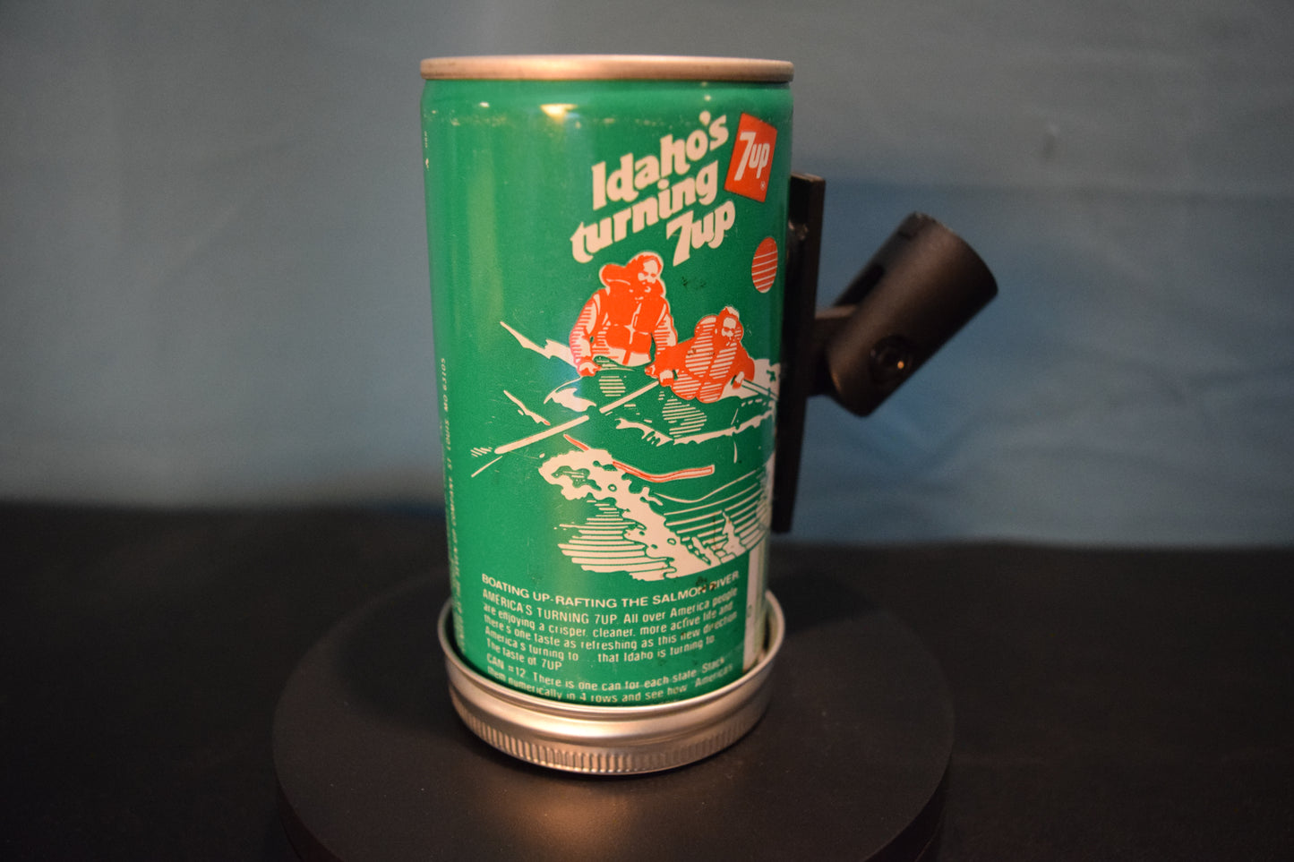 Lo Fi Soda Can Microphone - 1970s 7Up Idaho