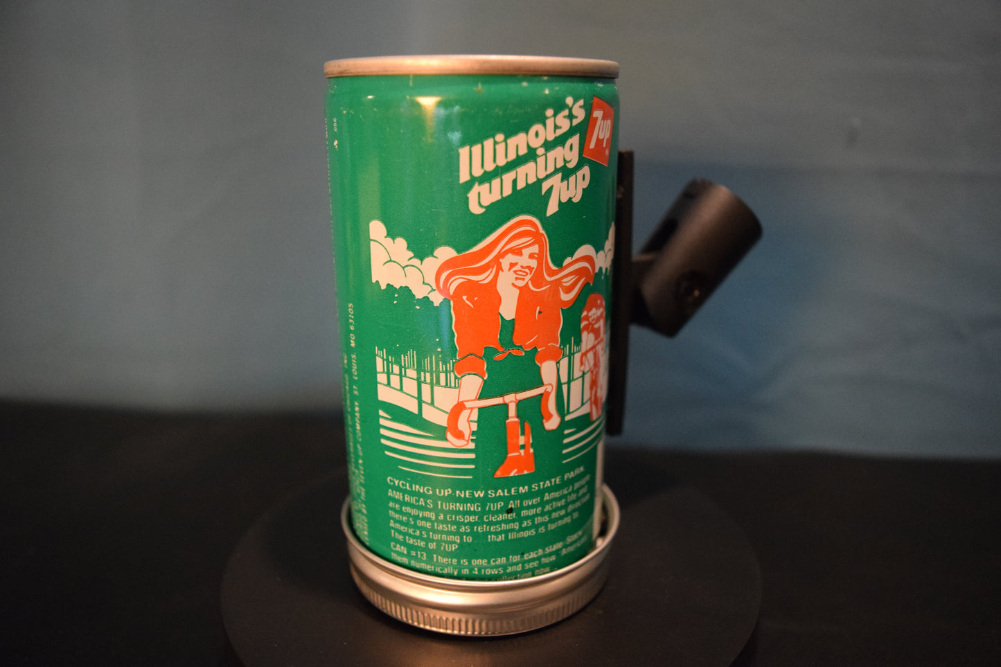 Lo Fi Soda Can Microphone - 1970s 7Up Illinois