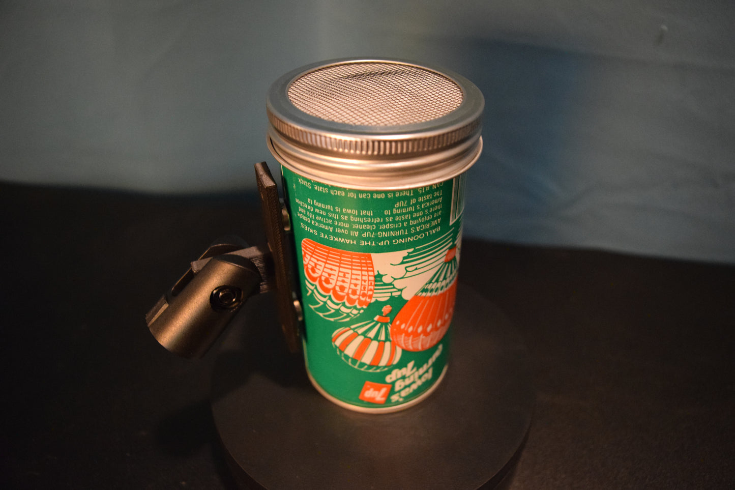 Lo Fi Soda Can Microphone - 50 States 1976 7Up Iowa