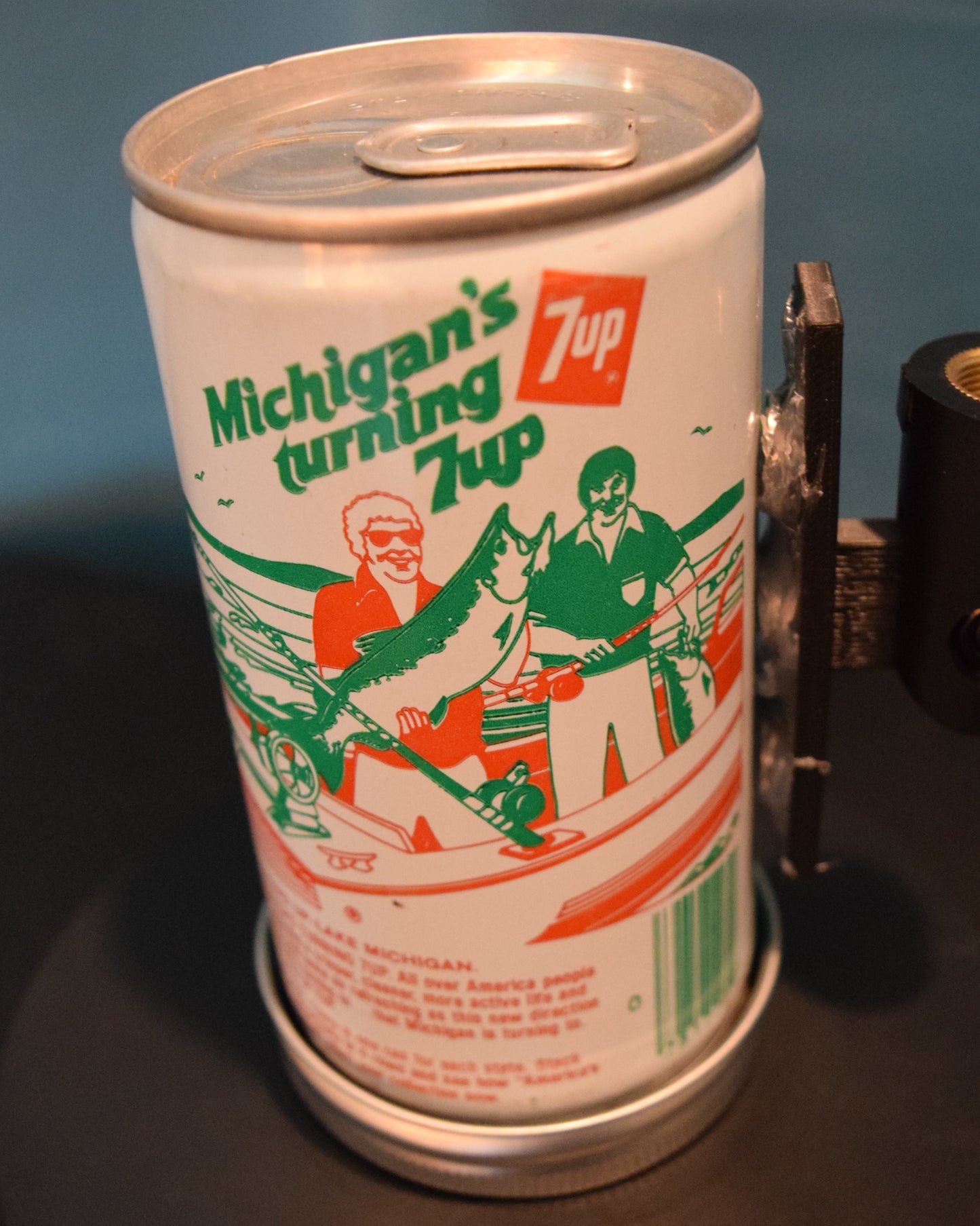 Lo Fi Soda Can Microphone - 50 States 1976 7Up Michigan