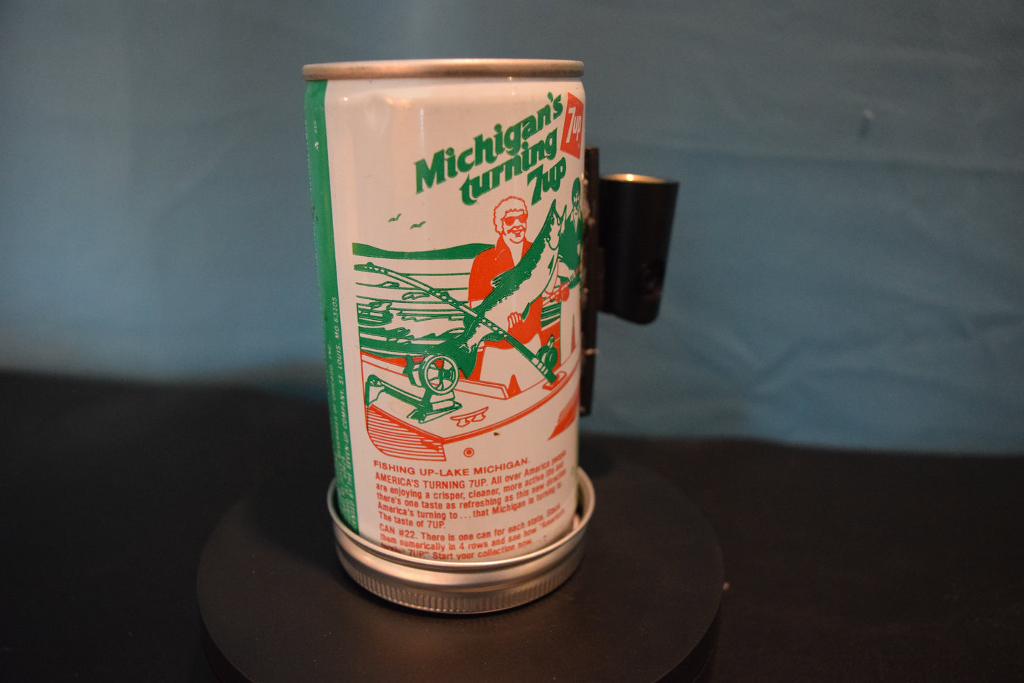 Lo Fi Soda Can Microphone - 50 States 1976 7Up Michigan