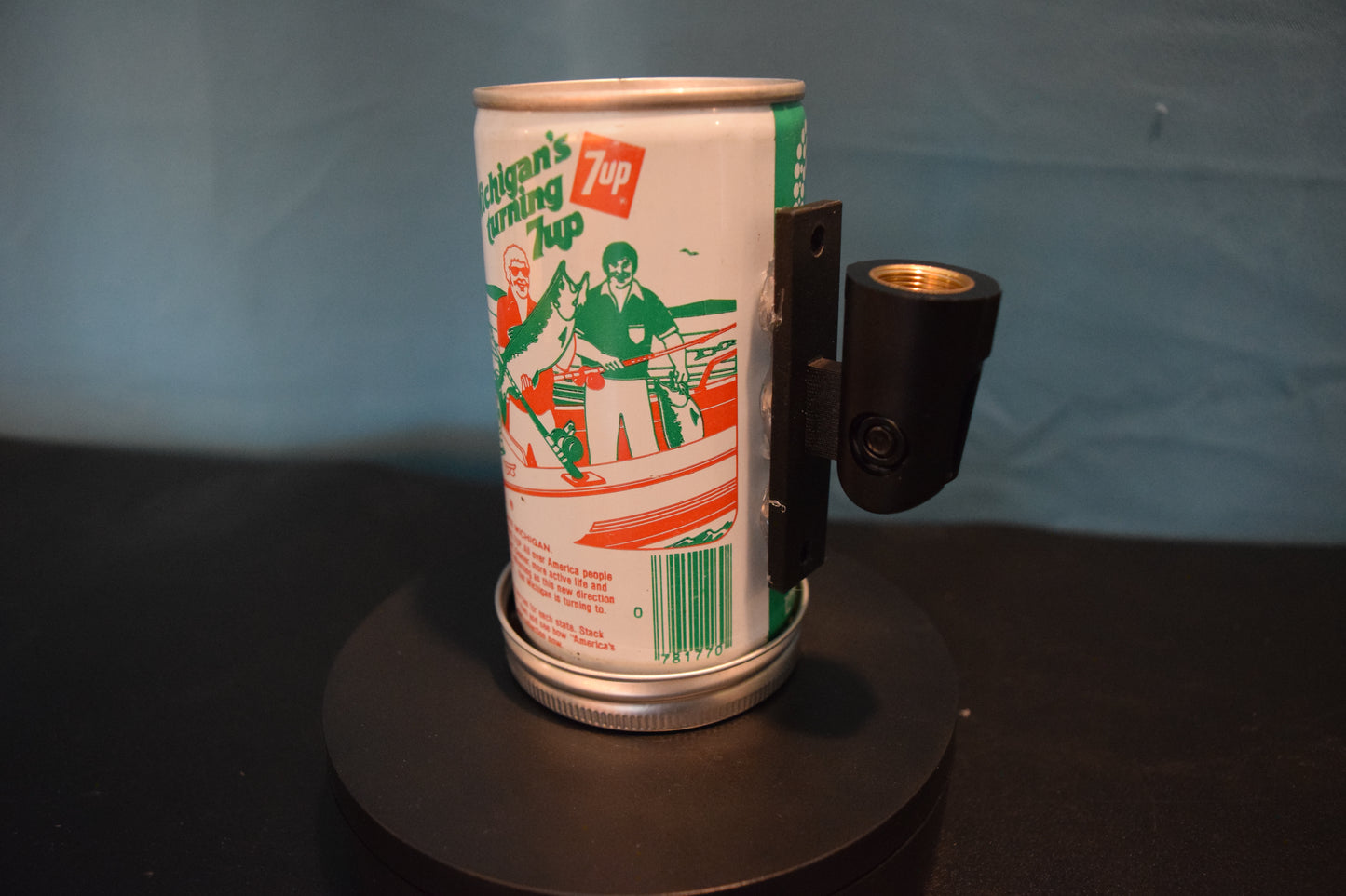 Lo Fi Soda Can Microphone - 50 States 1976 7Up Michigan