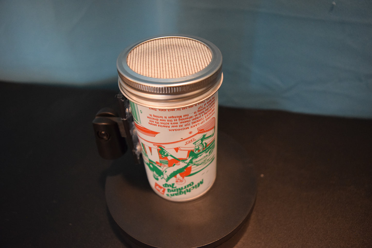 Lo Fi Soda Can Microphone - 50 States 1976 7Up Michigan