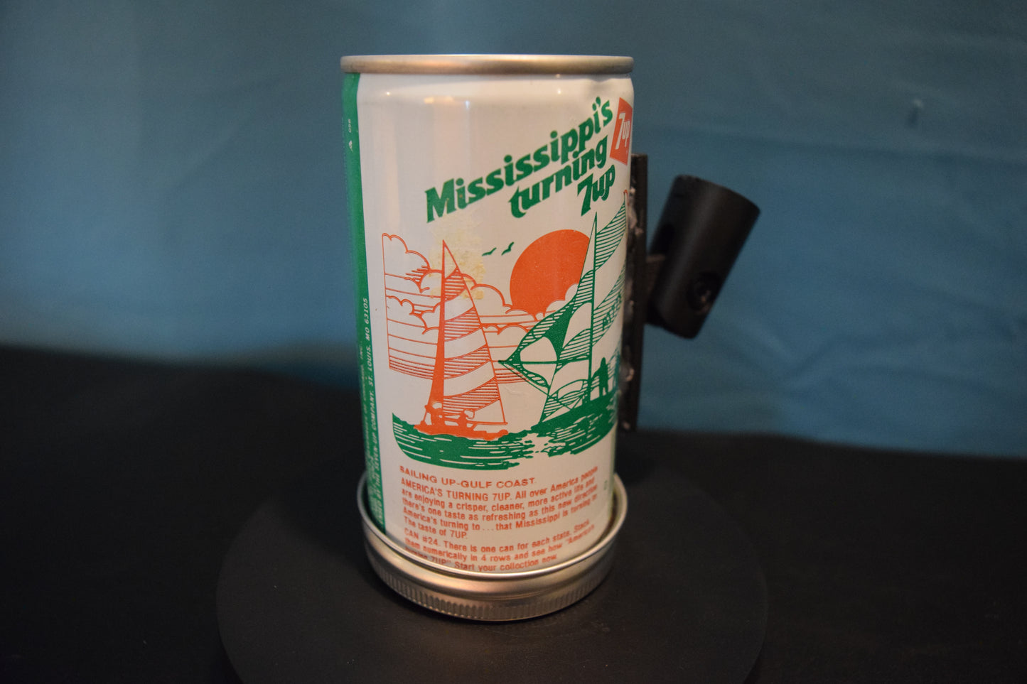Lo Fi Soda Can Microphone - 50 States 1976 7Up Mississippi