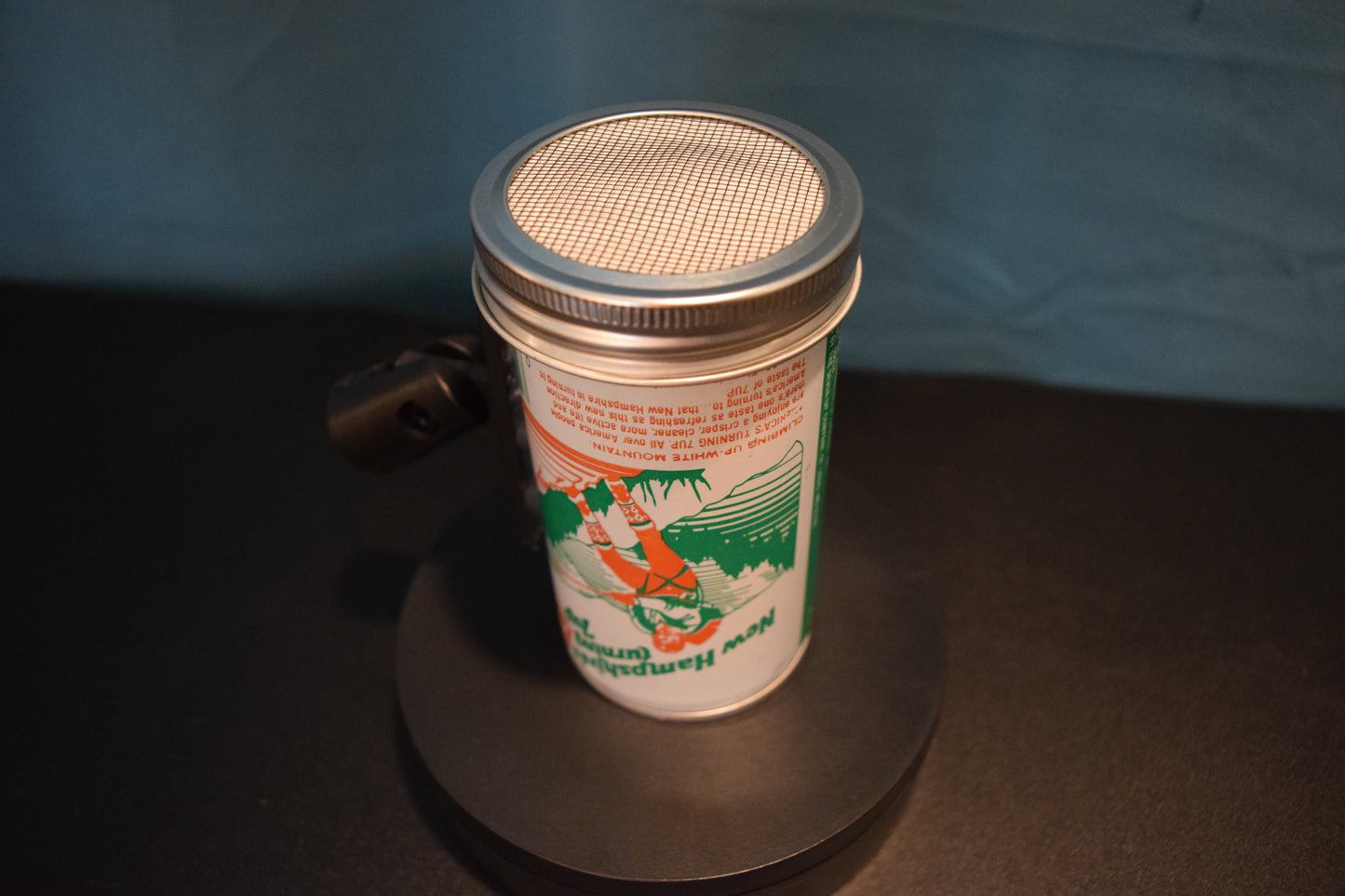 Lo Fi Soda Can Microphone - 50 States 1976 7Up New Hampshire