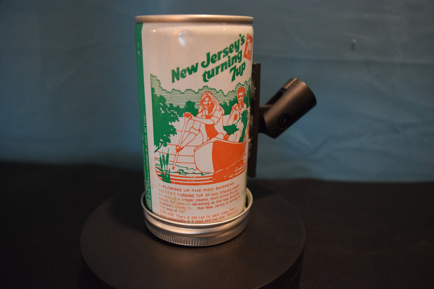 Lo Fi Soda Can Microphone - 50 States 1976 7Up New Jersey