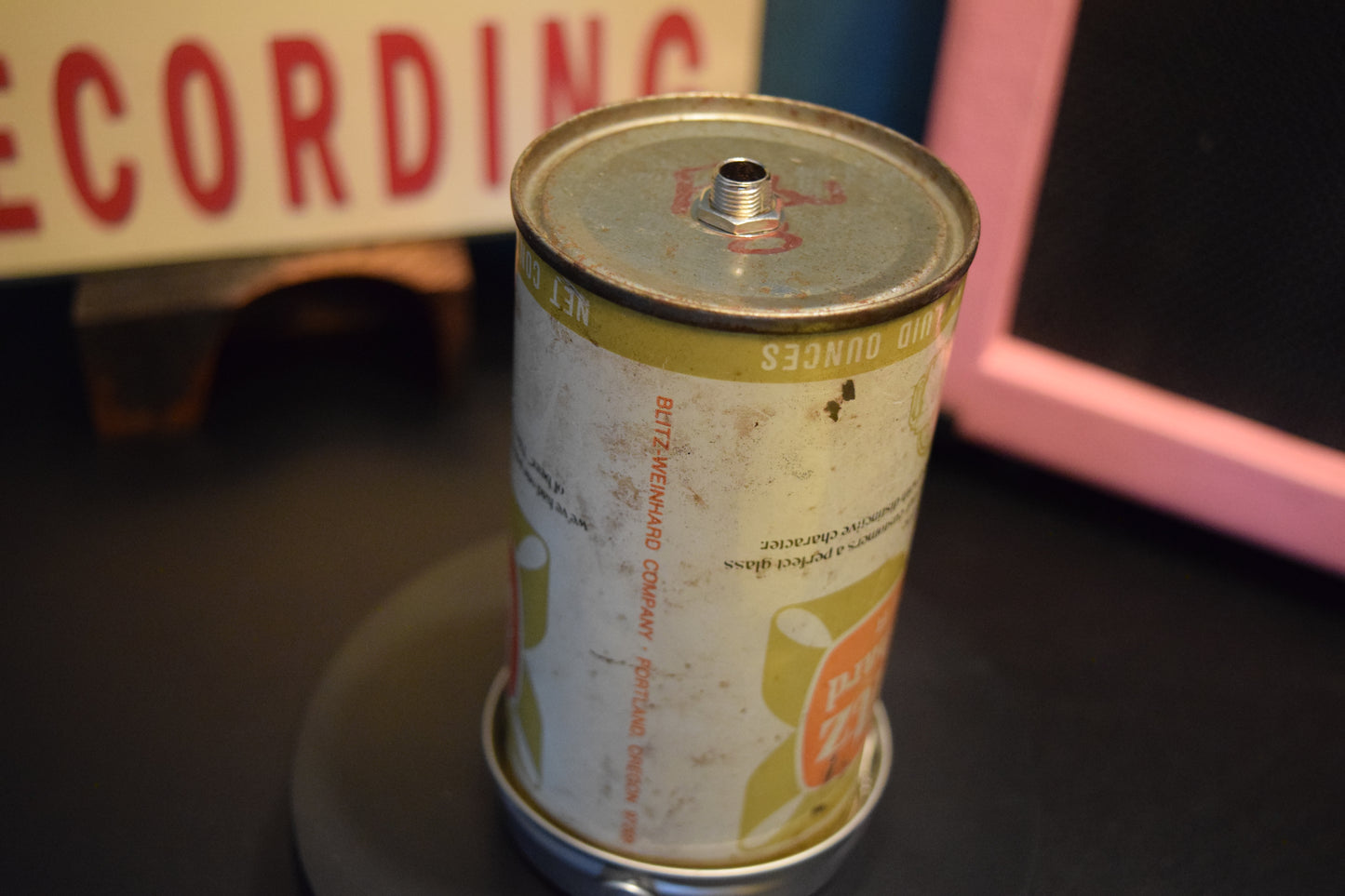 Lo Fi Beer Can Microphone - Blitz Weinhard Portland, Oregon