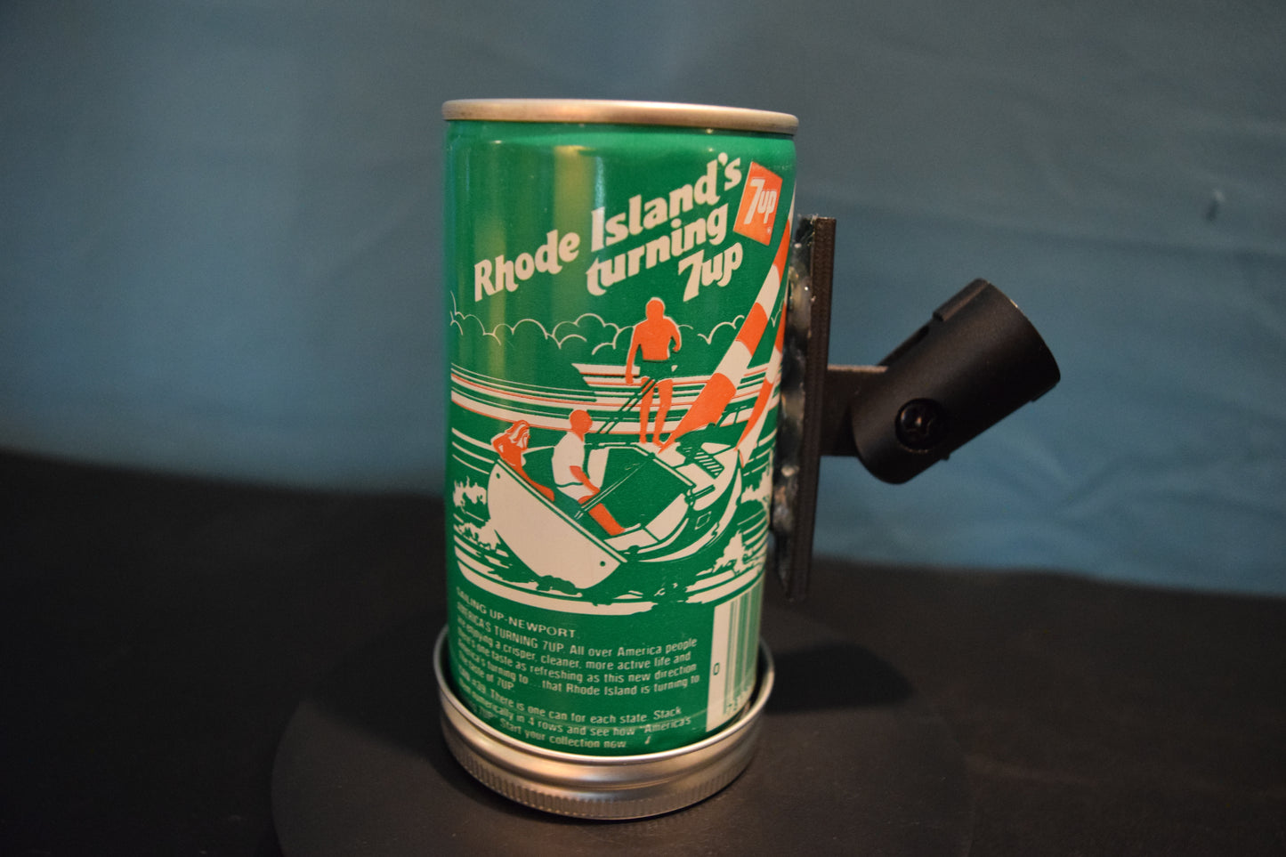 Lo Fi Soda Can Microphone - 50 States 1976 7Up Rhode Island