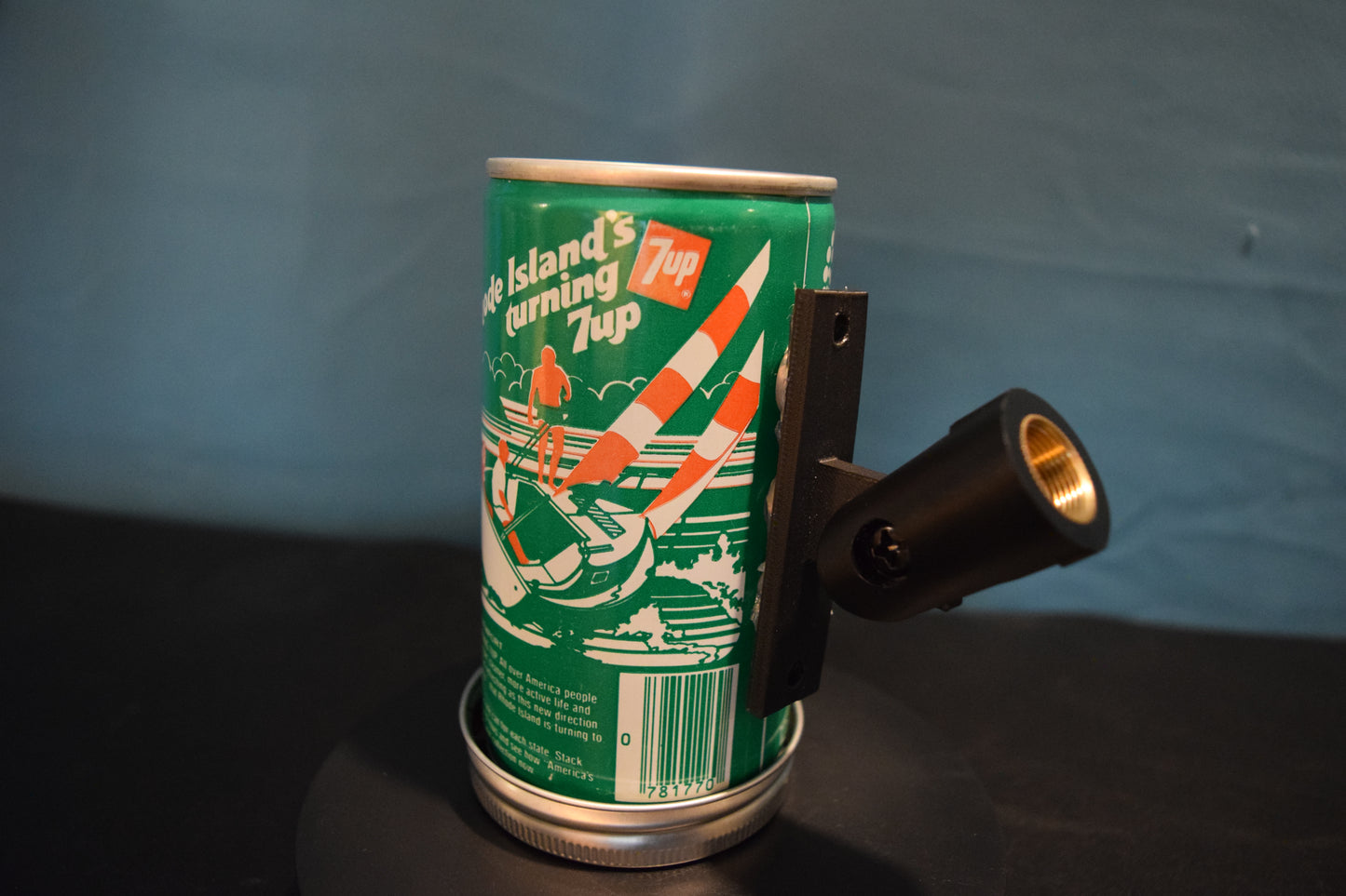 Lo Fi Soda Can Microphone - 50 States 1976 7Up Rhode Island