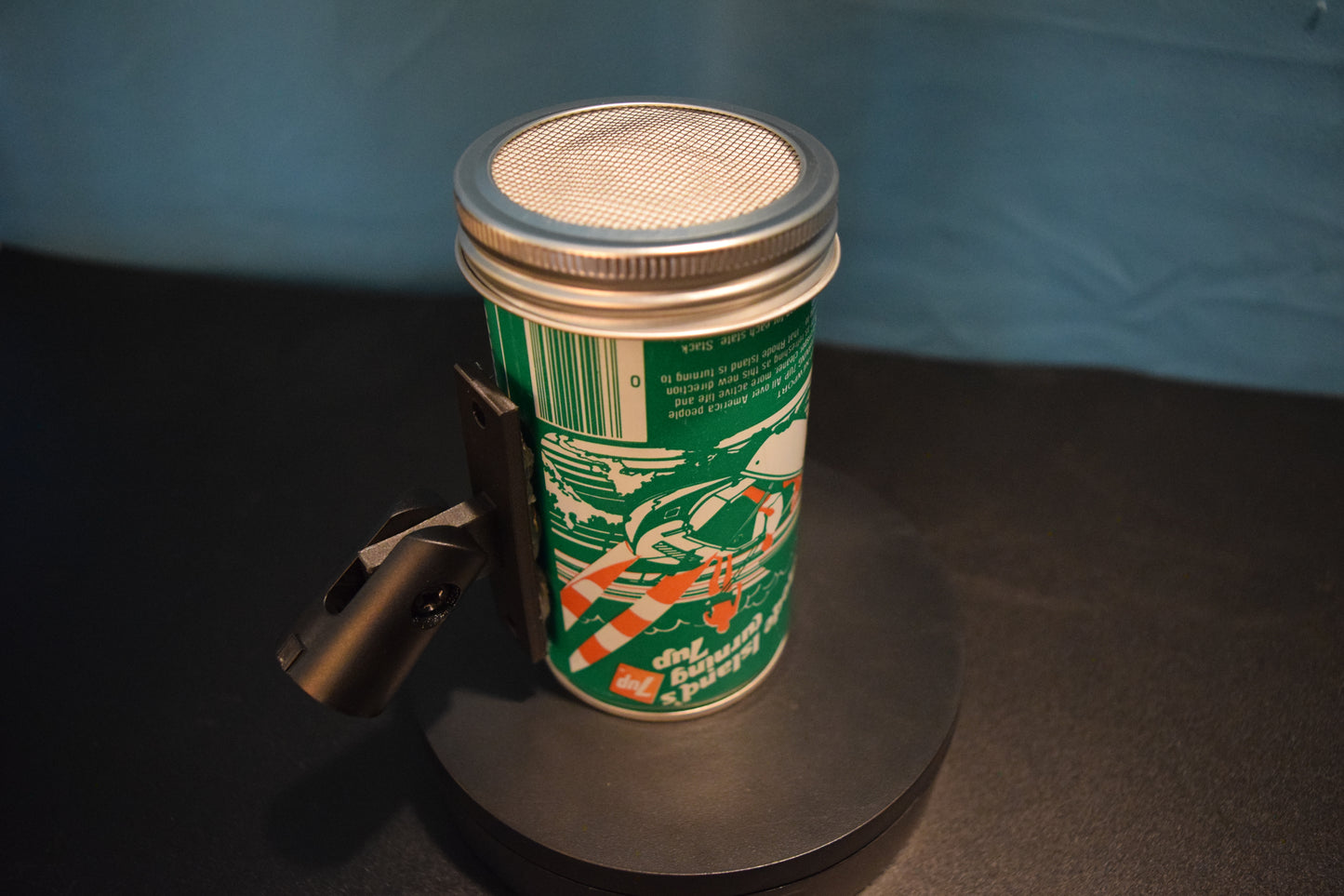 Lo Fi Soda Can Microphone - 50 States 1976 7Up Rhode Island