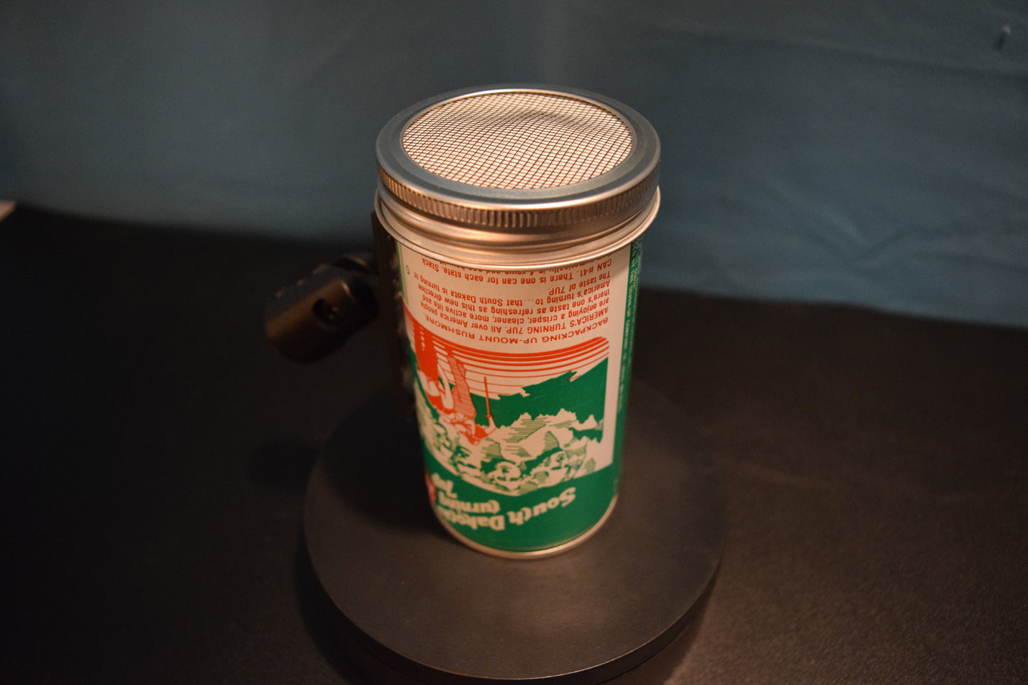 Lo Fi Soda Can Microphone - 50 States 1976 7Up South Dakota