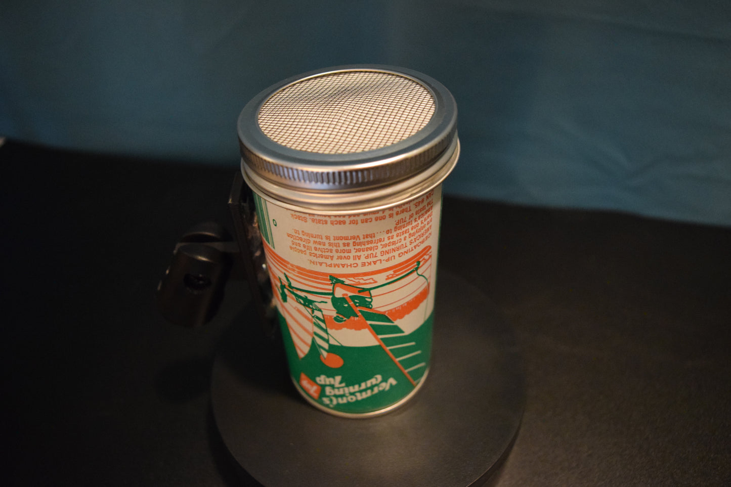 Lo Fi Soda Can Microphone - 50 States 1976 7Up Vermont