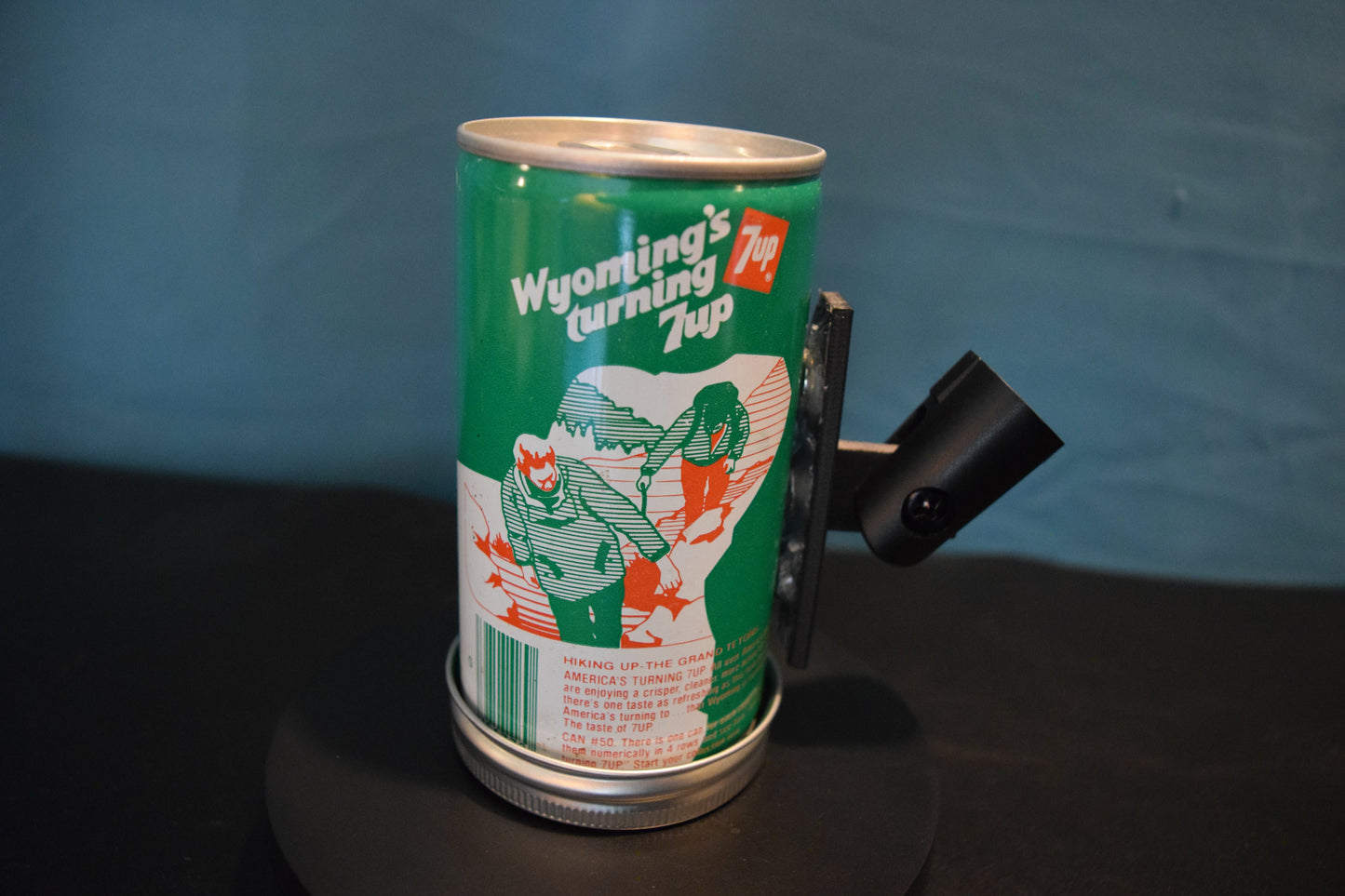 Lo Fi Soda Can Microphone - 1970s 7Up Wyoming