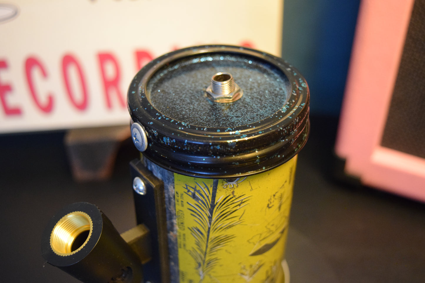 Lo Fi Beer Can Microphone - 1950s Boeing Wind Tunnel Rainier, Yellow Fishing and Camping