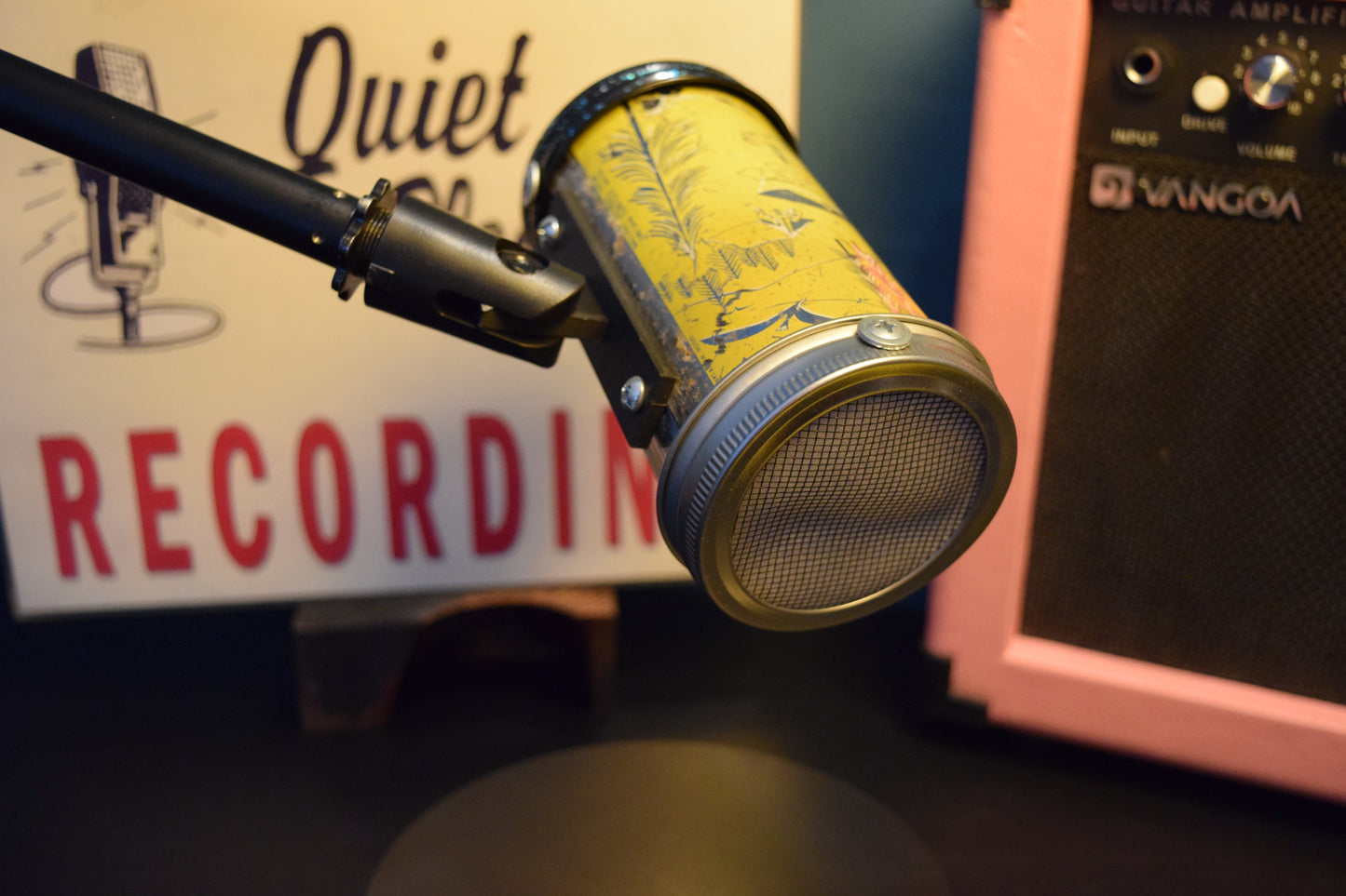 Lo Fi Beer Can Microphone - 1950s Boeing Wind Tunnel Rainier, Yellow Fishing and Camping