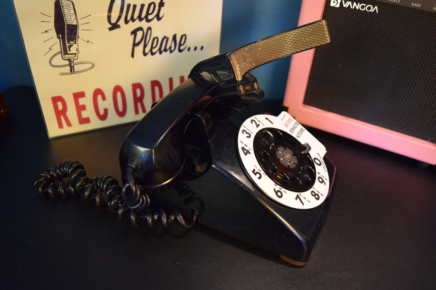 Telephone Microphone - Berhalter Funeral Home - Western Electric 500