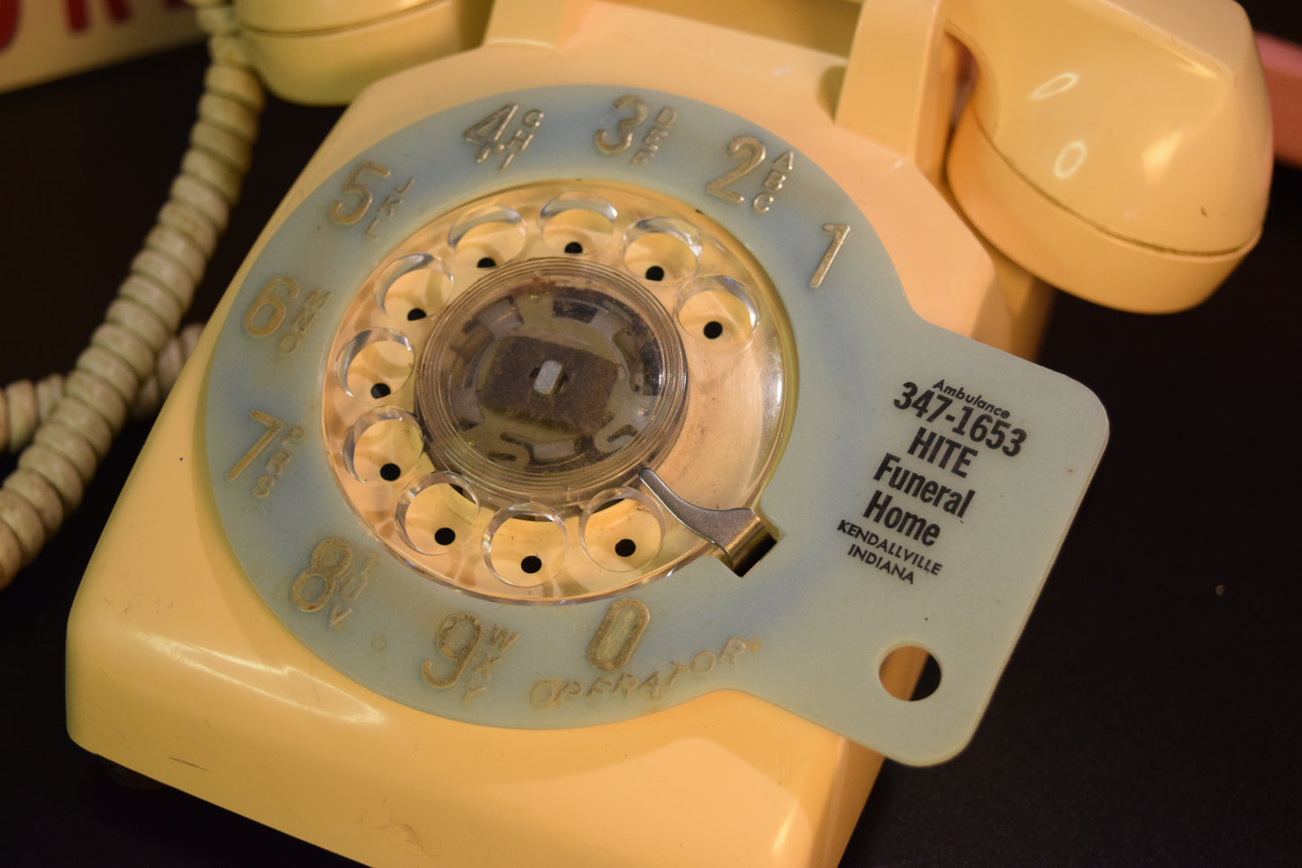 Telephone Microphone - 1-of-1 Glow in the Dark Funeral Home