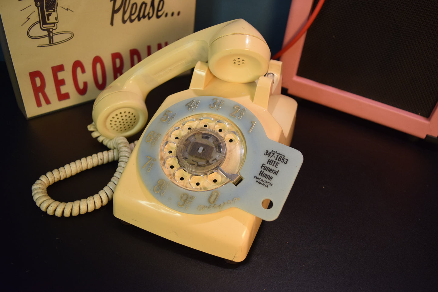 Telephone Microphone - 1-of-1 Glow in the Dark Funeral Home