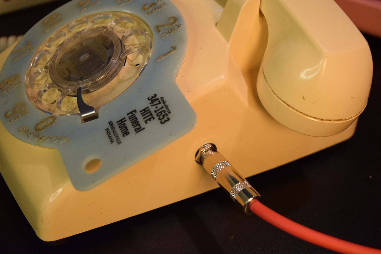 Telephone Microphone - 1-of-1 Glow in the Dark Funeral Home
