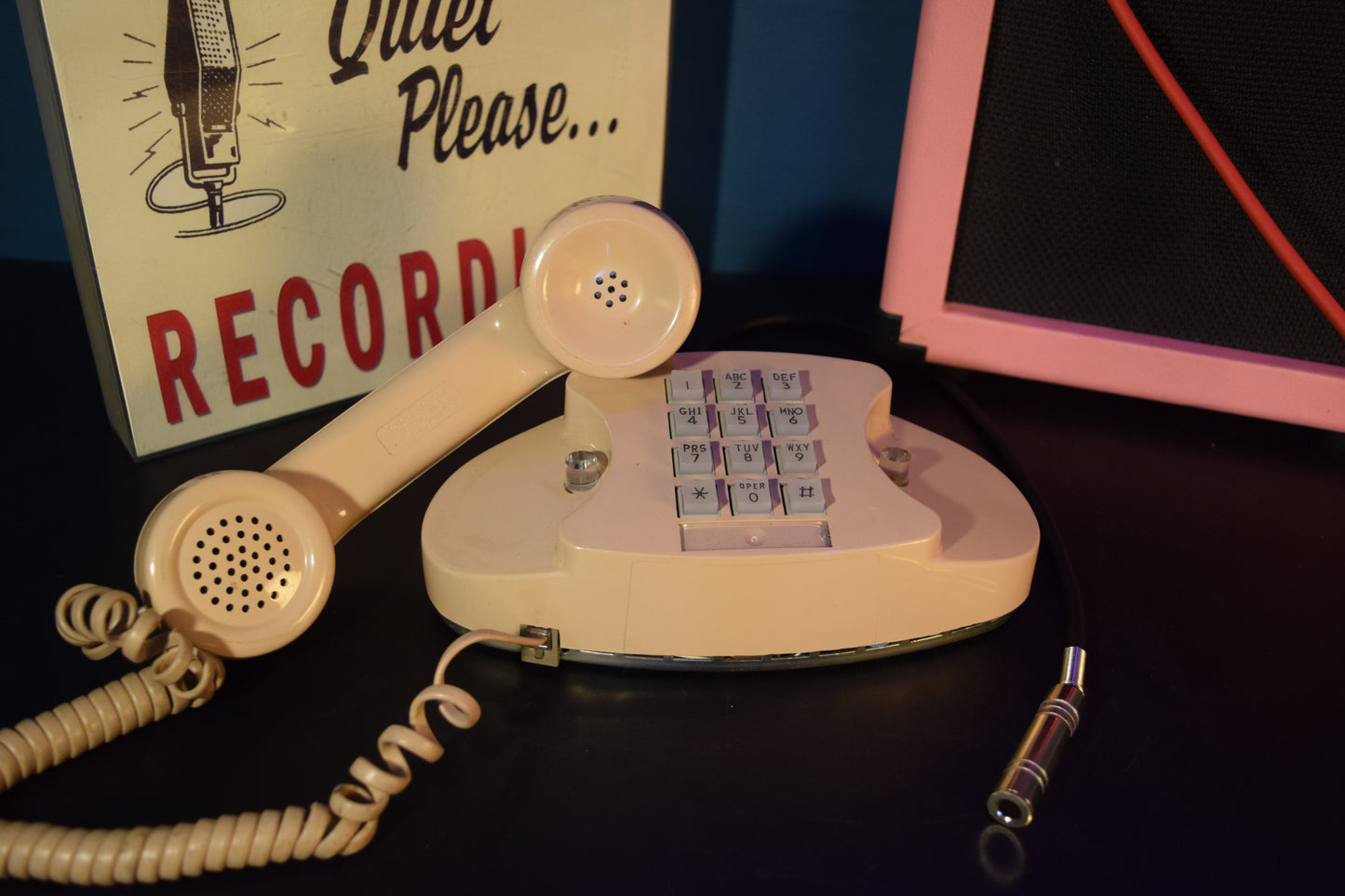 Telephone Microphone - Beige Western Electric Bell Princess