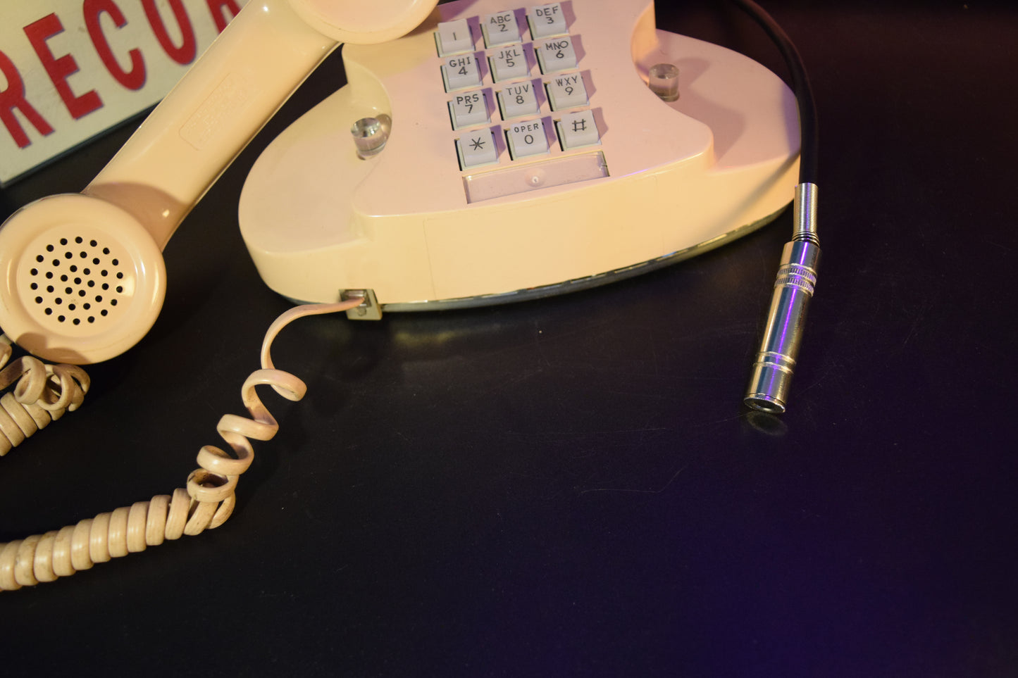Telephone Microphone - Beige Western Electric Bell Princess