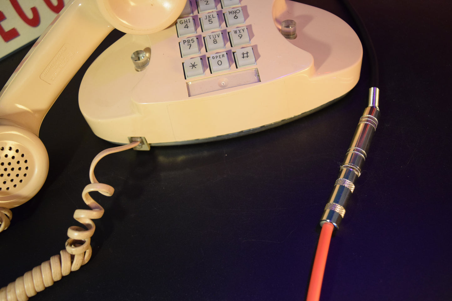 Telephone Microphone - Beige Western Electric Bell Princess