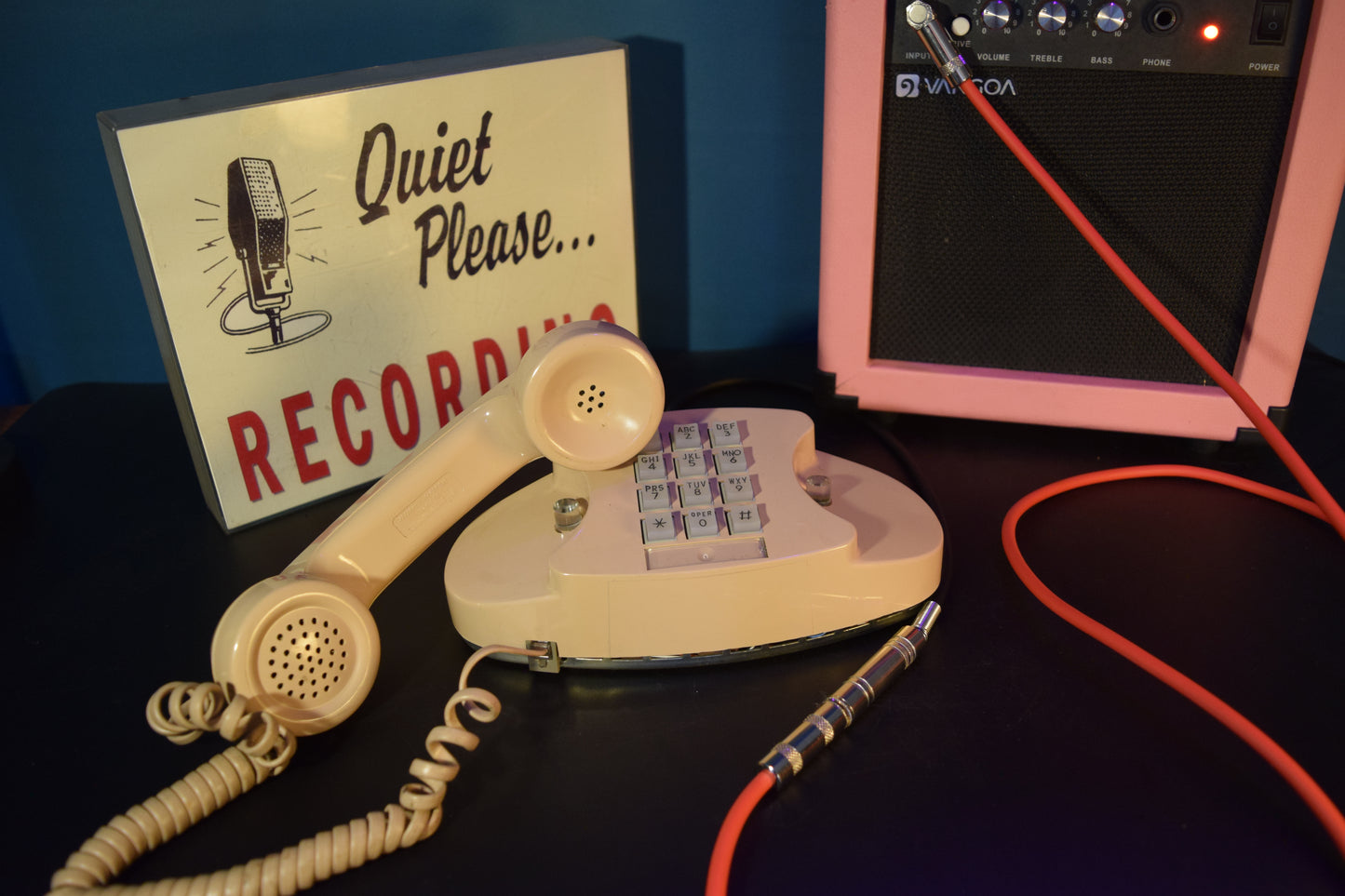 Telephone Microphone - Beige Western Electric Bell Princess