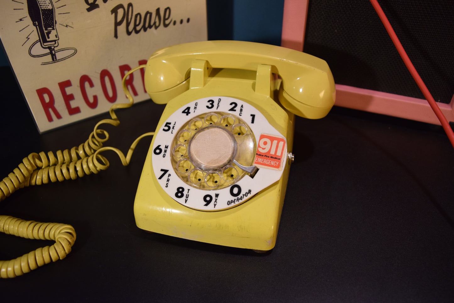 Telephone Microphone - Western Electric with 911 Dial Ring