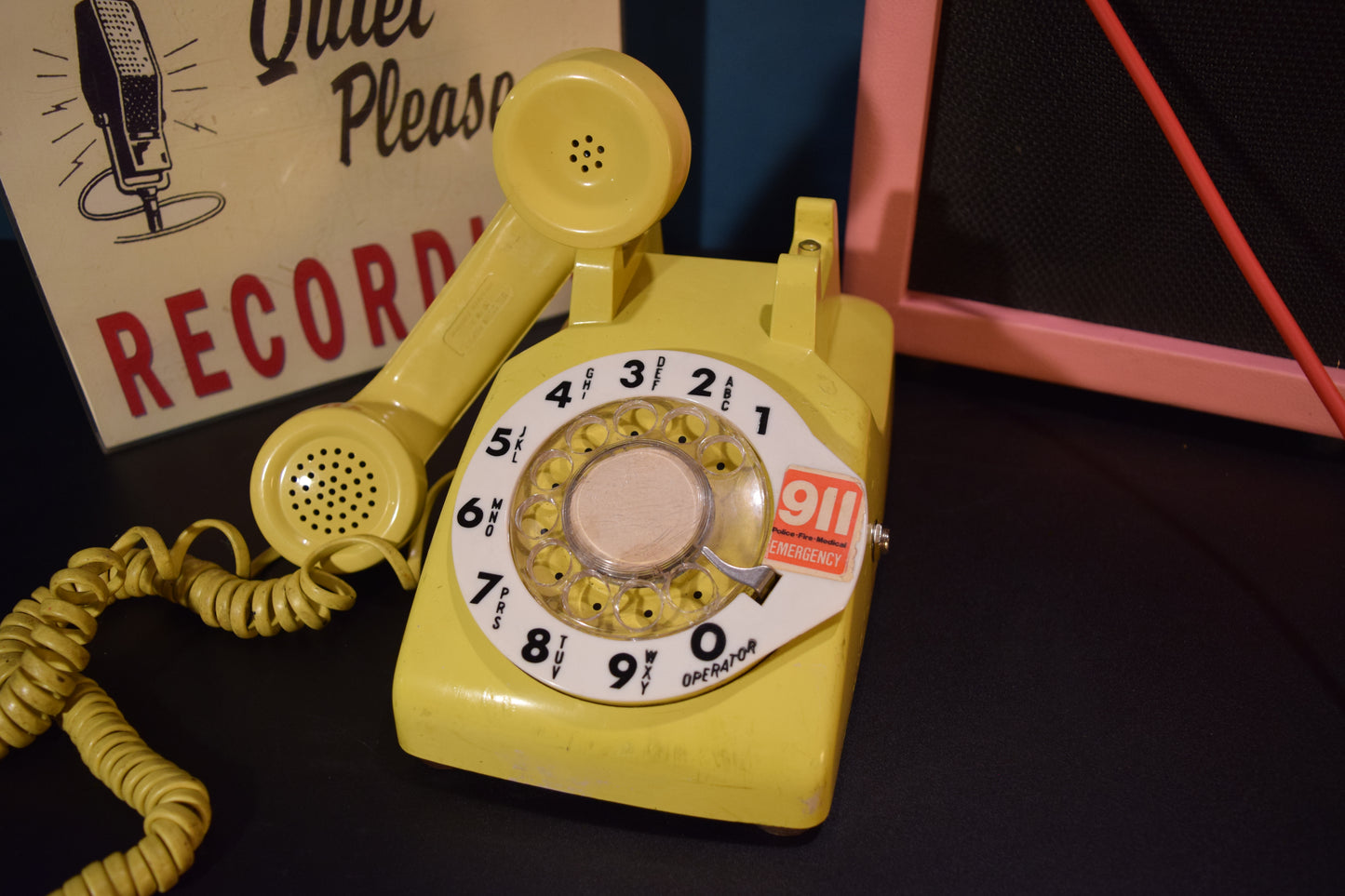 Telephone Microphone - Western Electric with 911 Dial Ring