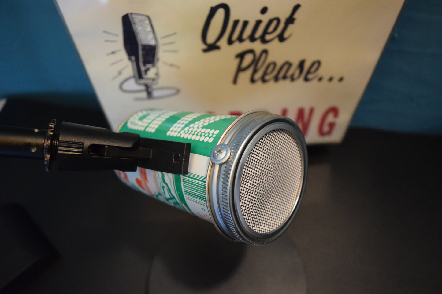 Lo Fi Soda Can Microphone - 50 States 1976 7Up Utah