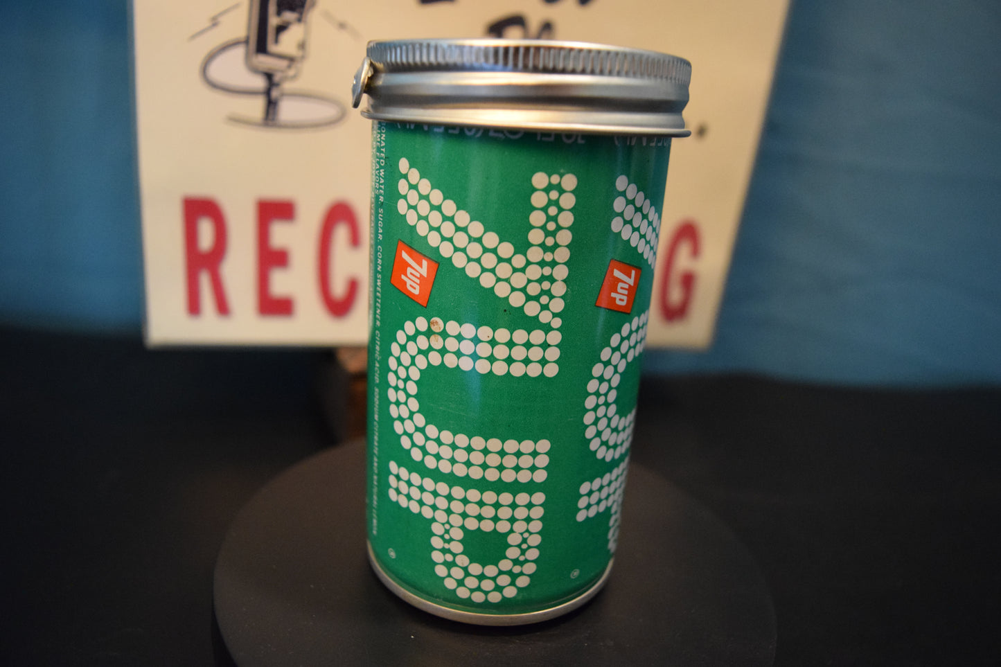 Lo Fi Soda Can Microphone - 50 States 1976 7Up Utah