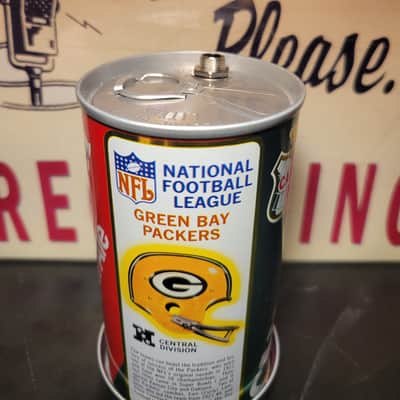 Lo Fi Soda Can Microphone - 1976 NFL Green Bay Packers