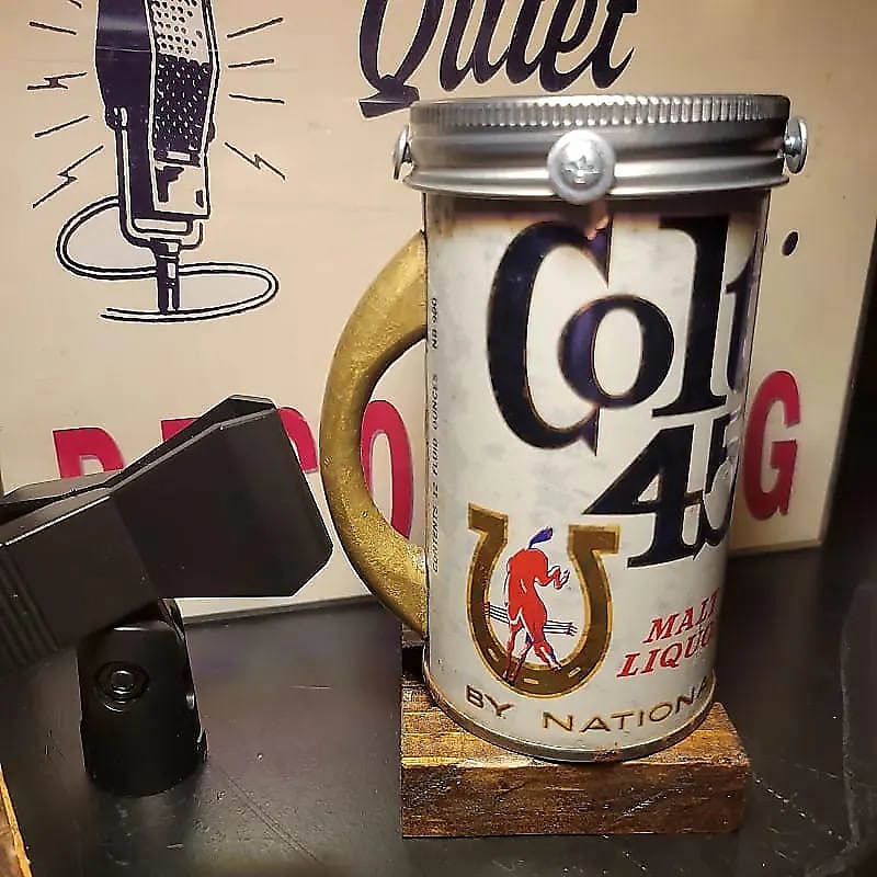 Lo Fi Beer Can Microphone - Colt 45
