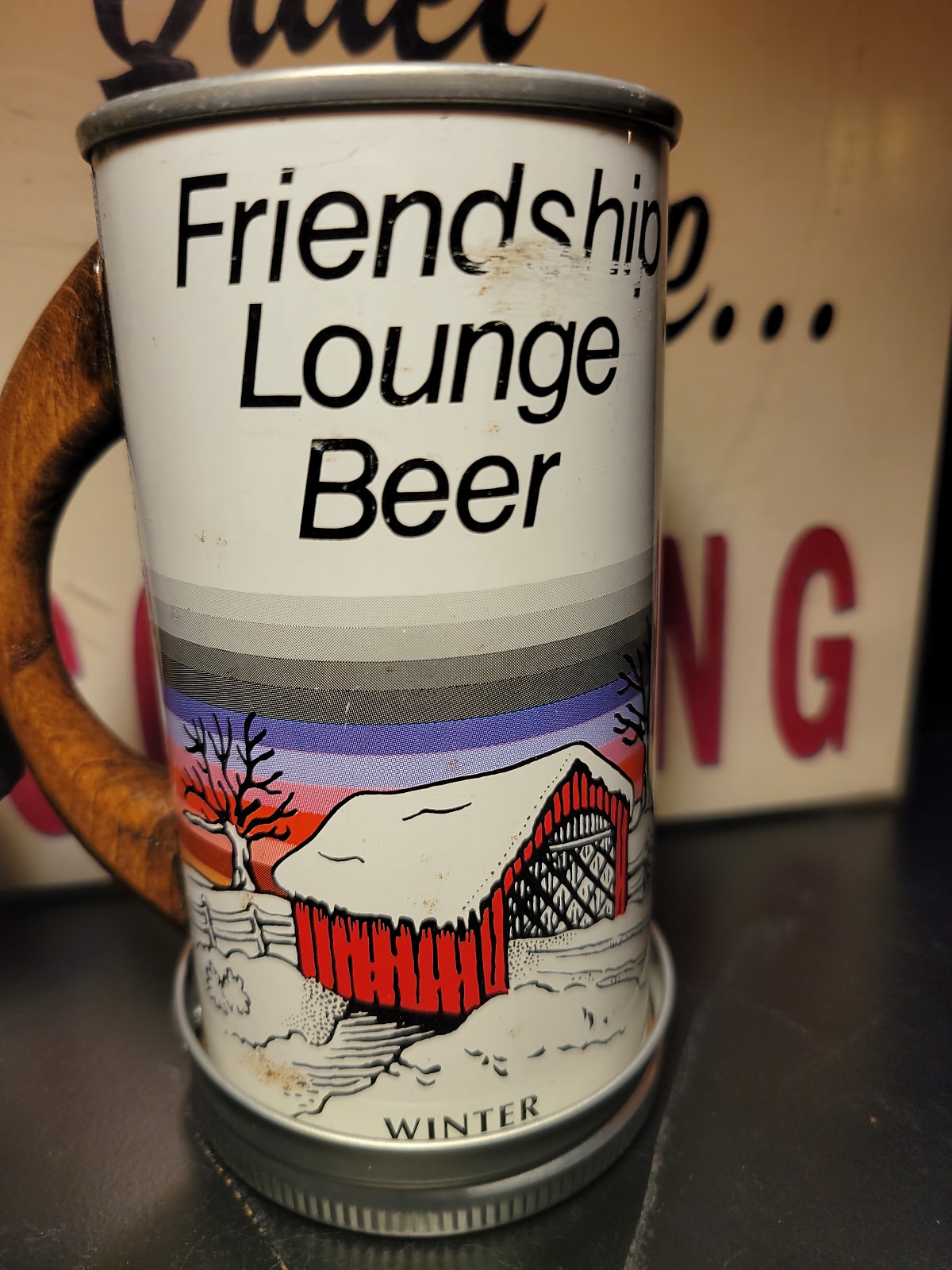 Lo Fi Beer Can Microphone - Akron Ohio, Covered Bridge Friendship Lounge